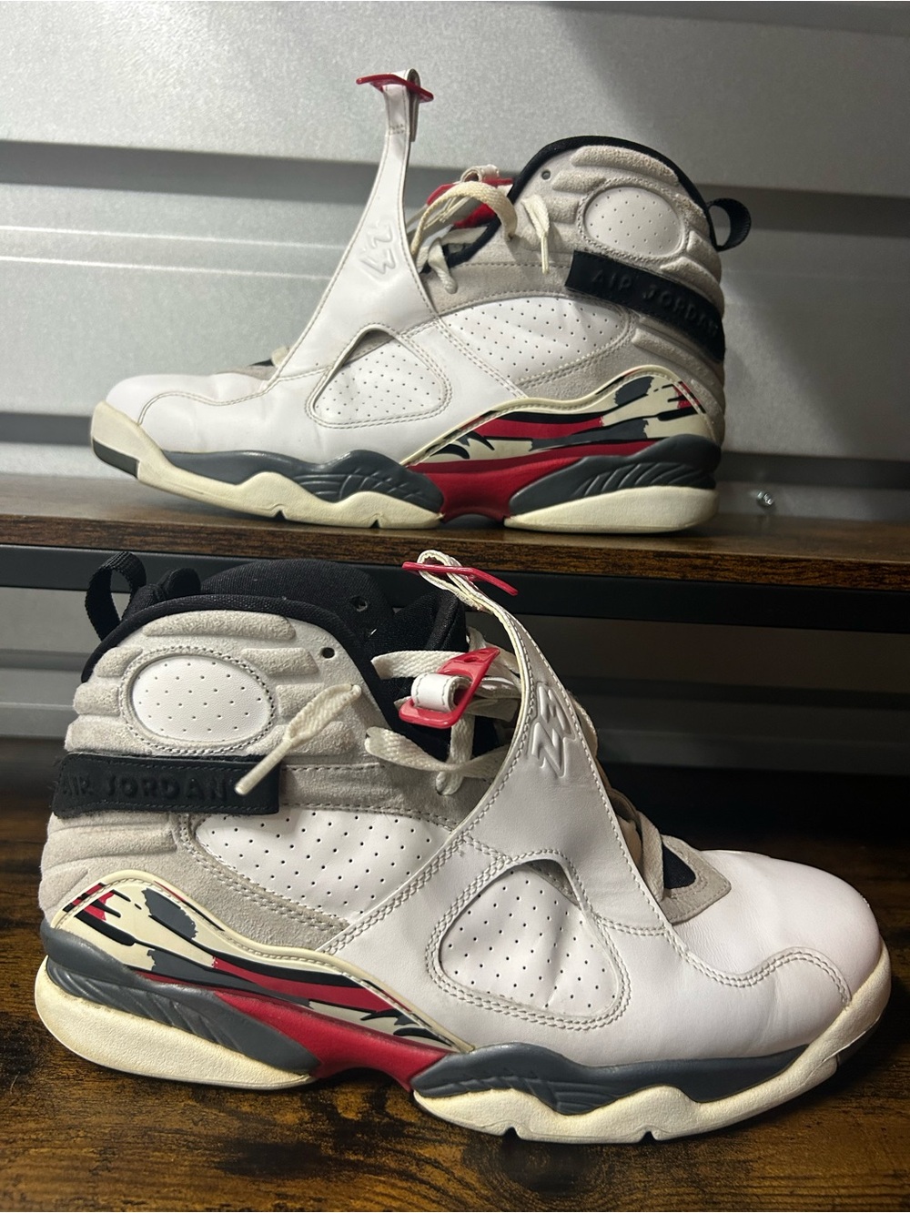 Size 10 - Air Jordan 8 Retro White BUGS BUNNY 2013 Pre-Owned